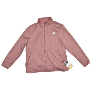 NEW The North Face Women's Plus Size 2X Full Zip Fleece Jacket Pink Canyon lands